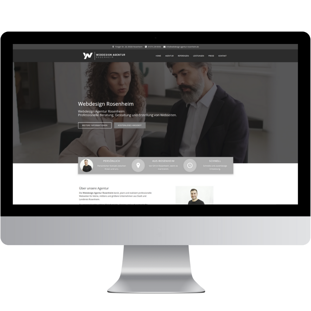 Webdesign Agentur Rosenheim – Webdesign Referenz Rosenheim